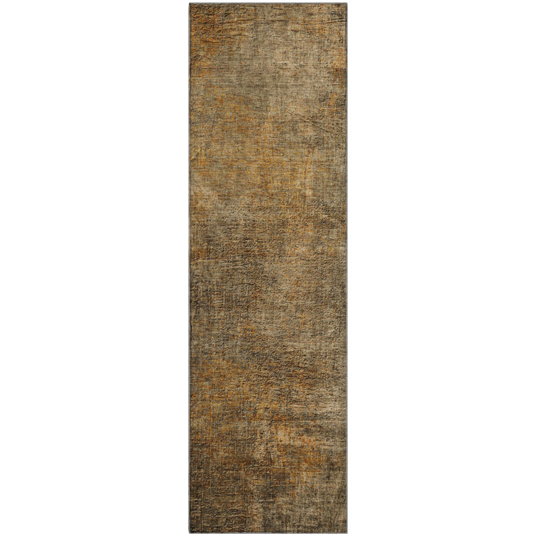 Premium Machine Washable Cerrito AMF593 Brown Rug