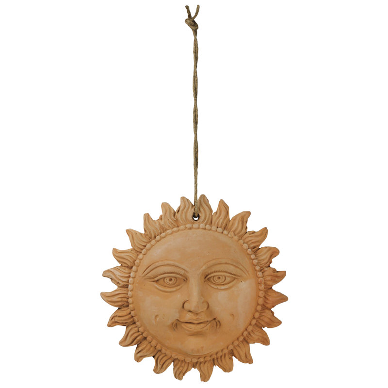 «Terracotta Sun», art mural suspendu