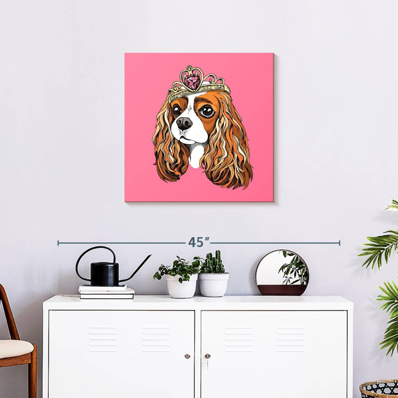 Crowle Princess Spaniel Dog, 24" H x 24" W