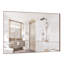 Miroir de salle de bain surdimensionné avec plateau mural amovible, miroir mural horizontal horizontal suspendu en aluminium, miroir complet pour le salon de la chambre à coucher, 72 po x 48 po-1273851931