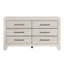 Commode de chambre à coucher en bois d'ingénierie contemporain chêne gris poussiéreux