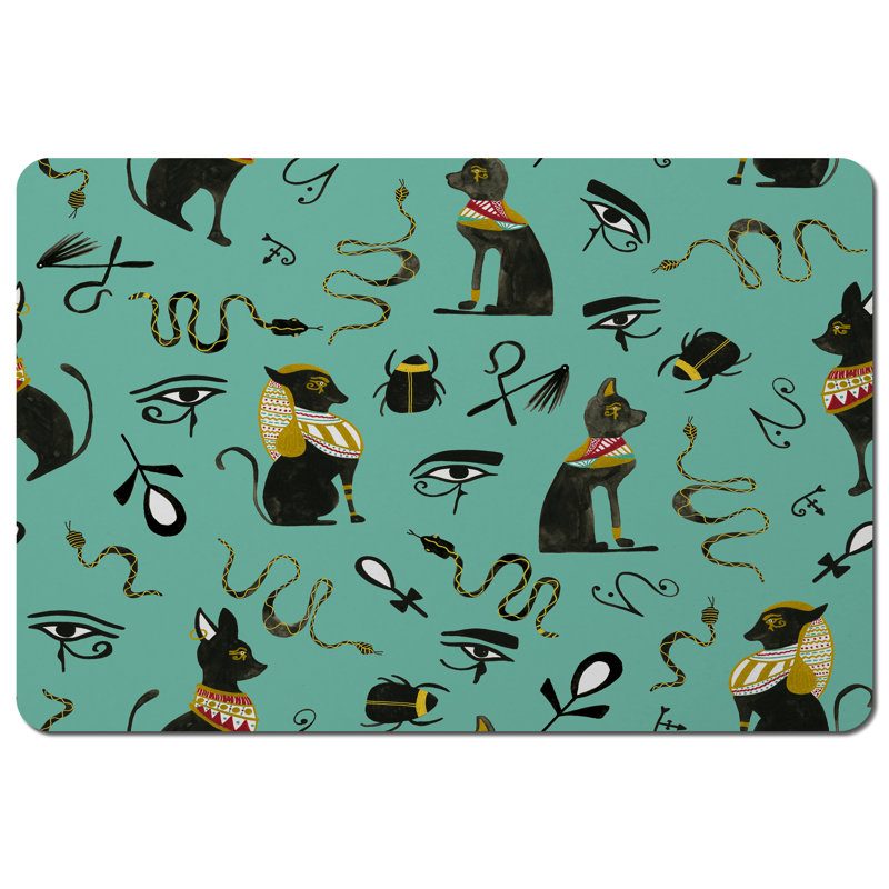 Antranig Polyester-Coated Hardboard Rectangle Placemat