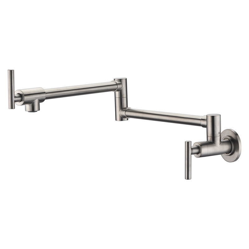 Sumerain S6113X-6111 Kitchen Faucet, Brushed Nickel