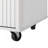 55.5" Fluted Kitchen Island With Drop Leaf, Power Outlet, 4 Doors & 3 Drawers-157611291