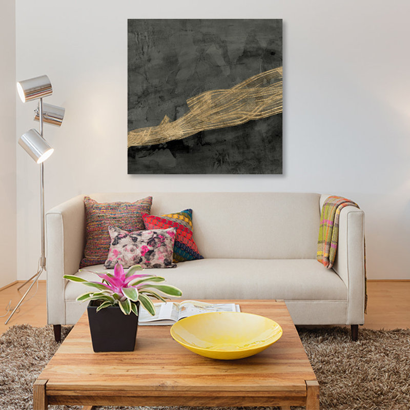 « tissé matrix iv », impression sur toile, H 12 po x l 12 po x P 1,5 po, Pas de tapis, Toile tendue