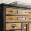 Tall Vintage Apothecary Cabinet Rustic Multi Drawer Storage for Entryway Bedroom or Living Room