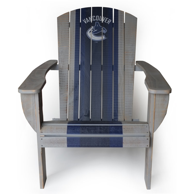 Chaise Adirondack en bois massif Montreal canadien, Canucks de Vancouver