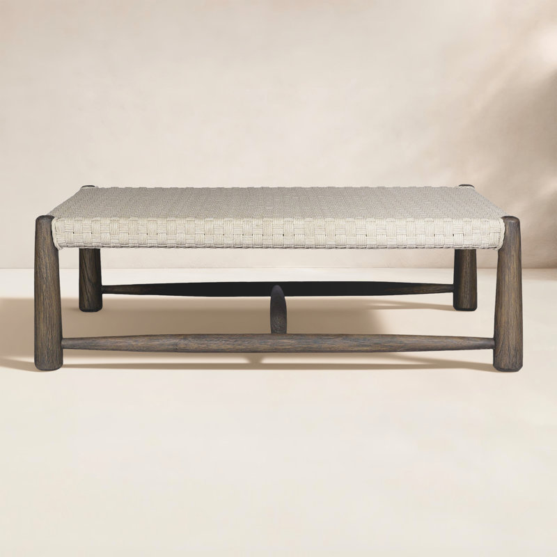 Savio Outdoor Coffee Table, Vintage White