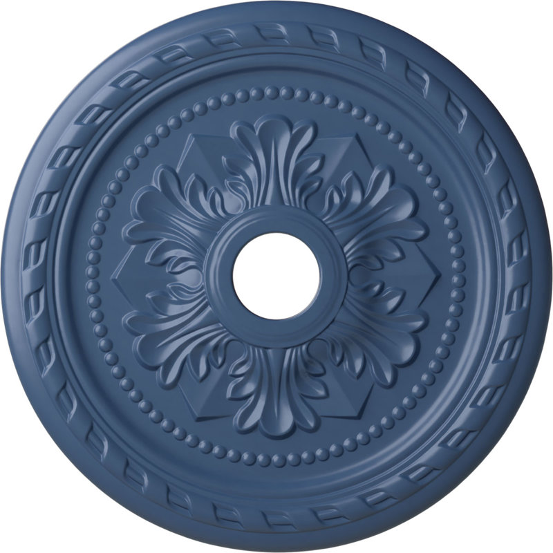 Médaillon de plafond palmetto 23 5/8 po x P 3 5/8 po x P 1 5/8 po (convient aux auvents jusqu'à 3 5/8 po), Americana