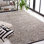 Tapis rayé en laine / jute Rynesha