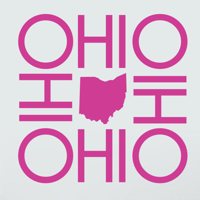 Décalcomanie murale ohio