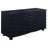 Monette Black 3-drawer Server
