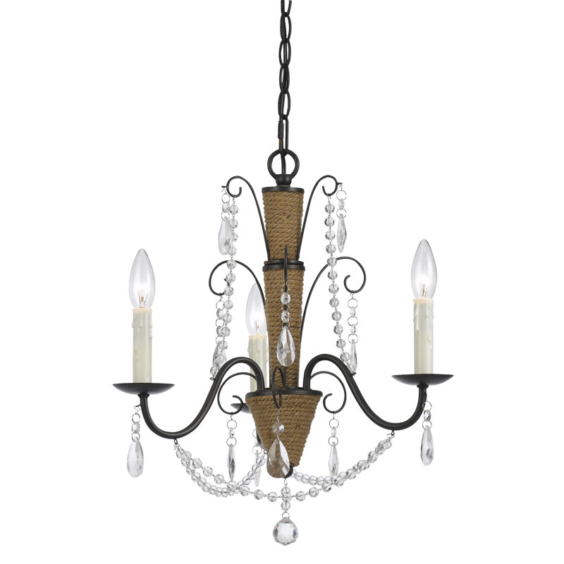 Style bougie classique/traditionnel 3 lumières lustre Plotinus