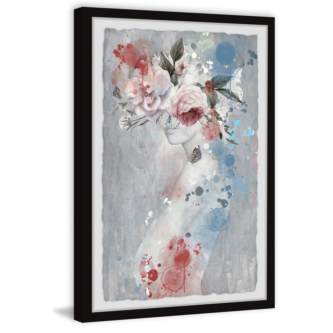 "Darling Be Daring" Framed Painting Print