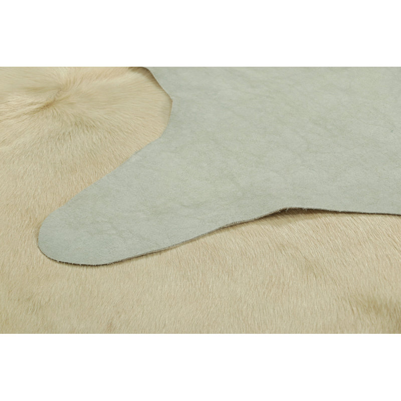 Rug & Kilim’S Extra Large Cowhide Rug In Beige, White And Cream Tones