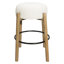 Tabouret Natalia en tissu bouclé-30128898-1156072