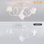 Buckins Linen LED Semi Flush Mount