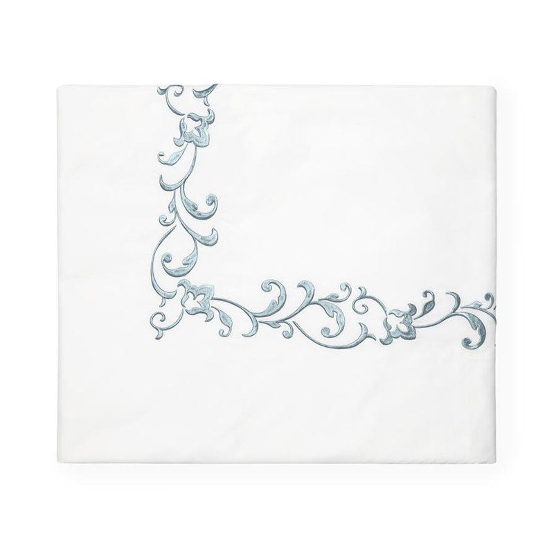 Griante Duvet Cover, Twin Duvet Cover, White/Storm