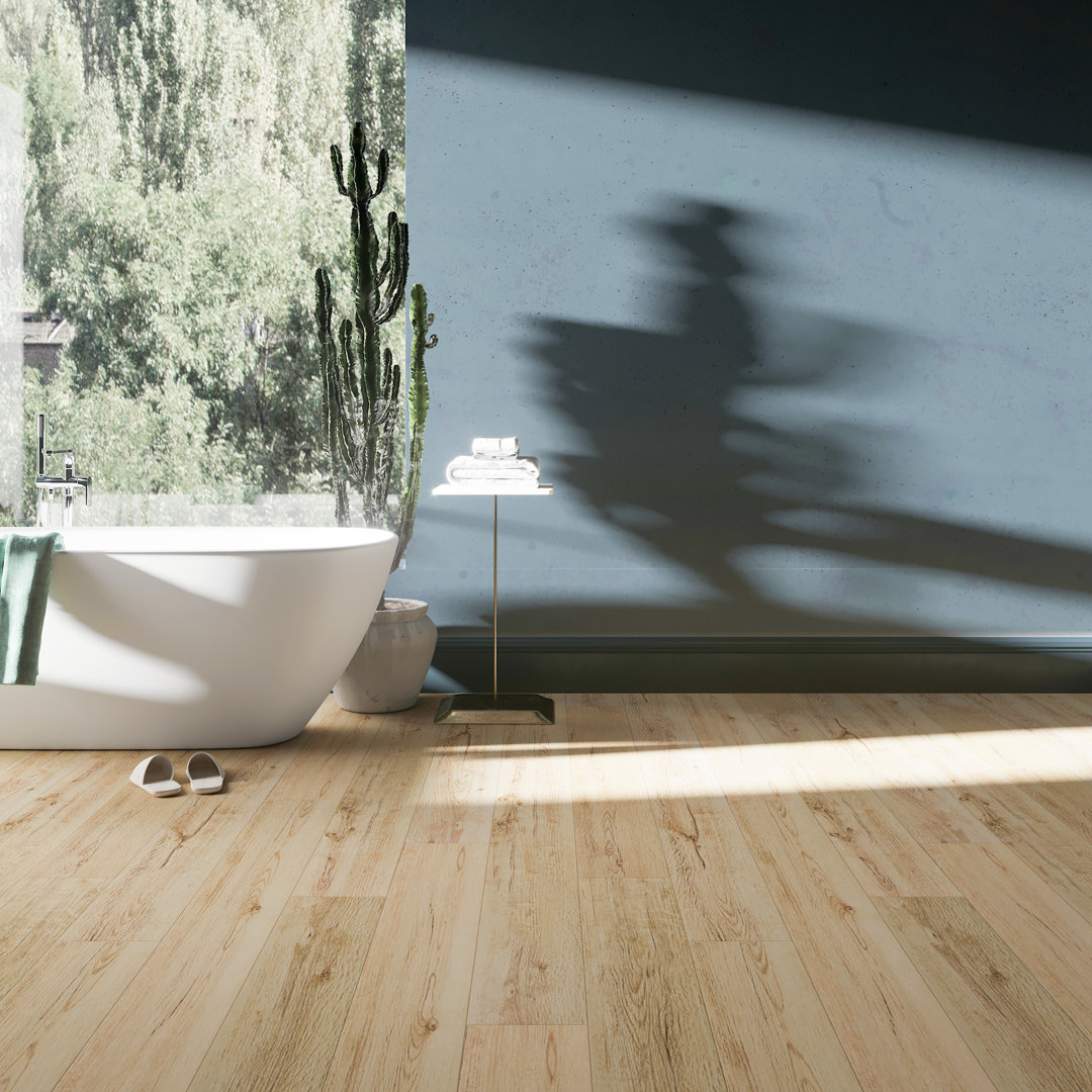 7" x 60" x 6mm Oak Click Lock SPC Luxury Vinyl Plank Montserrat