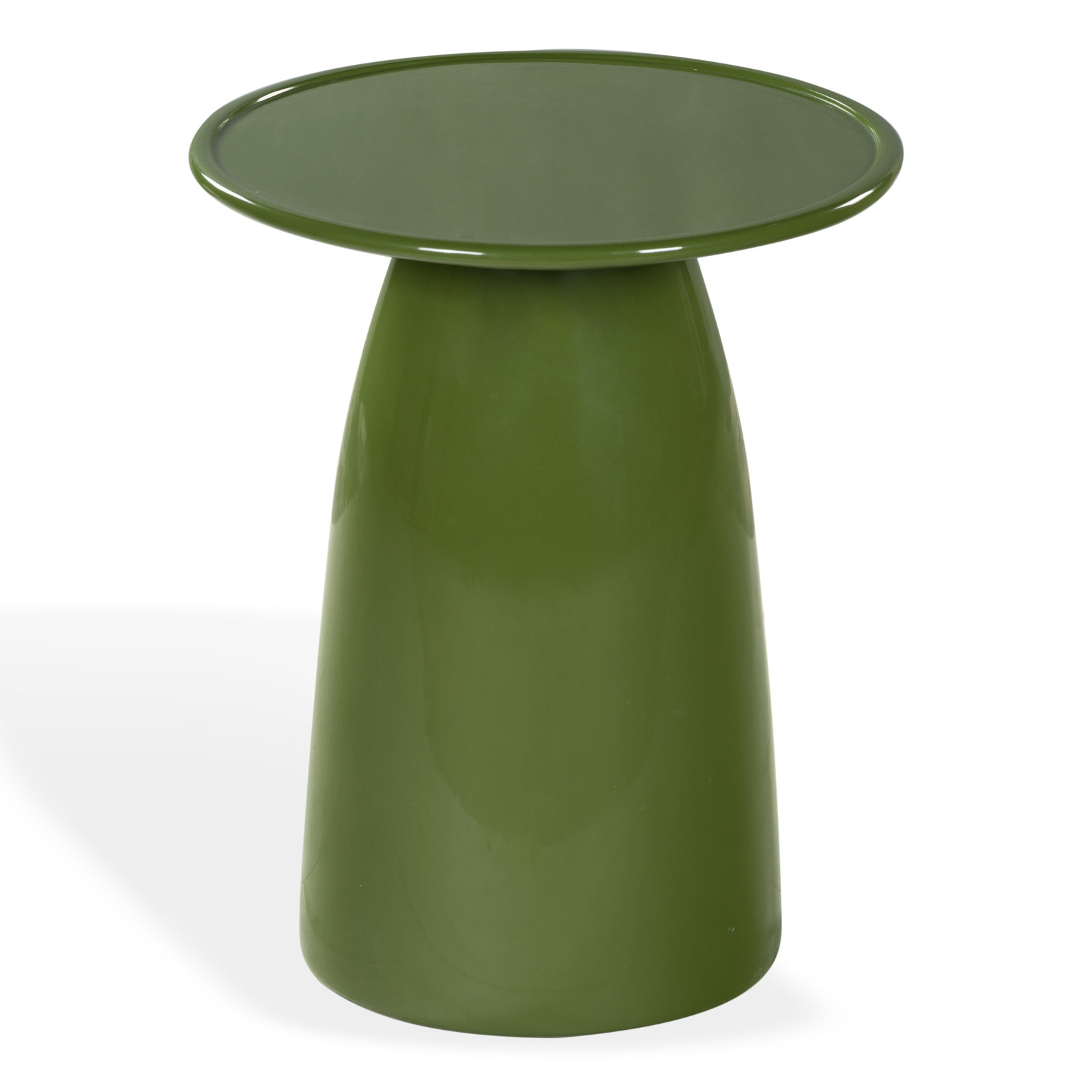 18" End Table, Olive Green