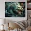 «China Art Jade Dragon I», art mural chinois encadré-878136334-878429470