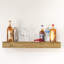 Solid Wood Floating Shelf with Adjustable Shelves-388257650
