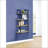 Black And Rustic Oak 4-Tier Wall Shelf-2020445216-2020445218