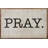 " Pray Whitewash " Textual Art Print-2040764375