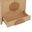 Dans le meuble-lavabo et le lavabo, rangement moderne en bois MDF pour petite maison