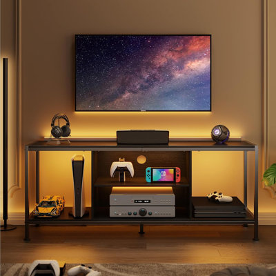 Nasha Large Capacity And Multi- Purpose Tv Stands For Tvs Up To 55