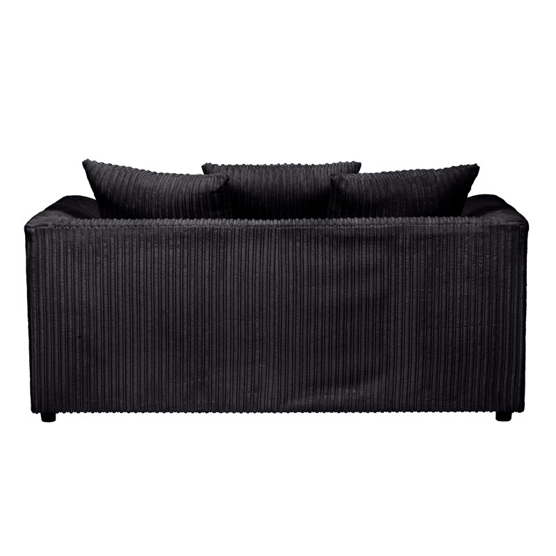Simsbury 2 - Piece Living Room Set, Black