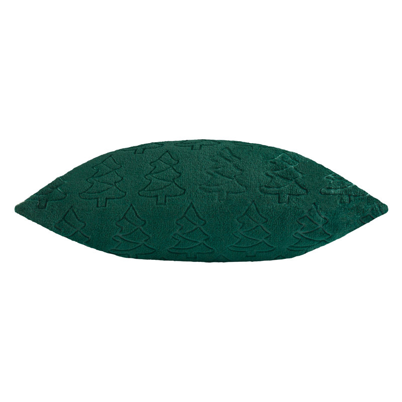 Festive Tree Emerald Square Cushion, Pillow Cover Only - No Insert