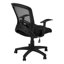 Chaise de bureau, hauteur réglable, pivotante, ergonomique, accoudoirs, bureau d'ordinateur, maille de travail en métal