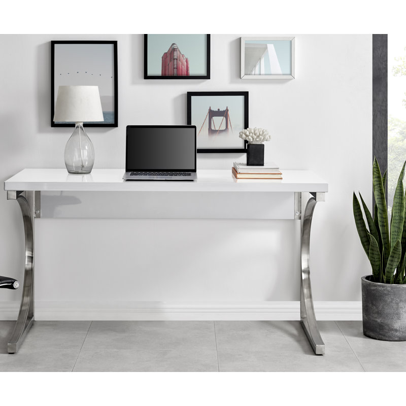 Icarus Desk, 75cm H x 100cm W x 50cm D, Grey