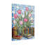 Plantes et fleurs, tulipes, livres, vitrail, reproduction d'art-944422120