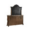 Ensemble de chambre à coucher rembourrée 5 pièces en bois massif Muller-255048881