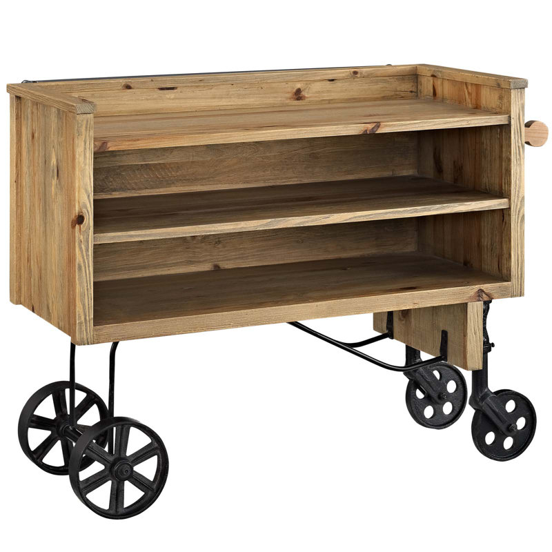 Prevail Brown Wood Dining Stand