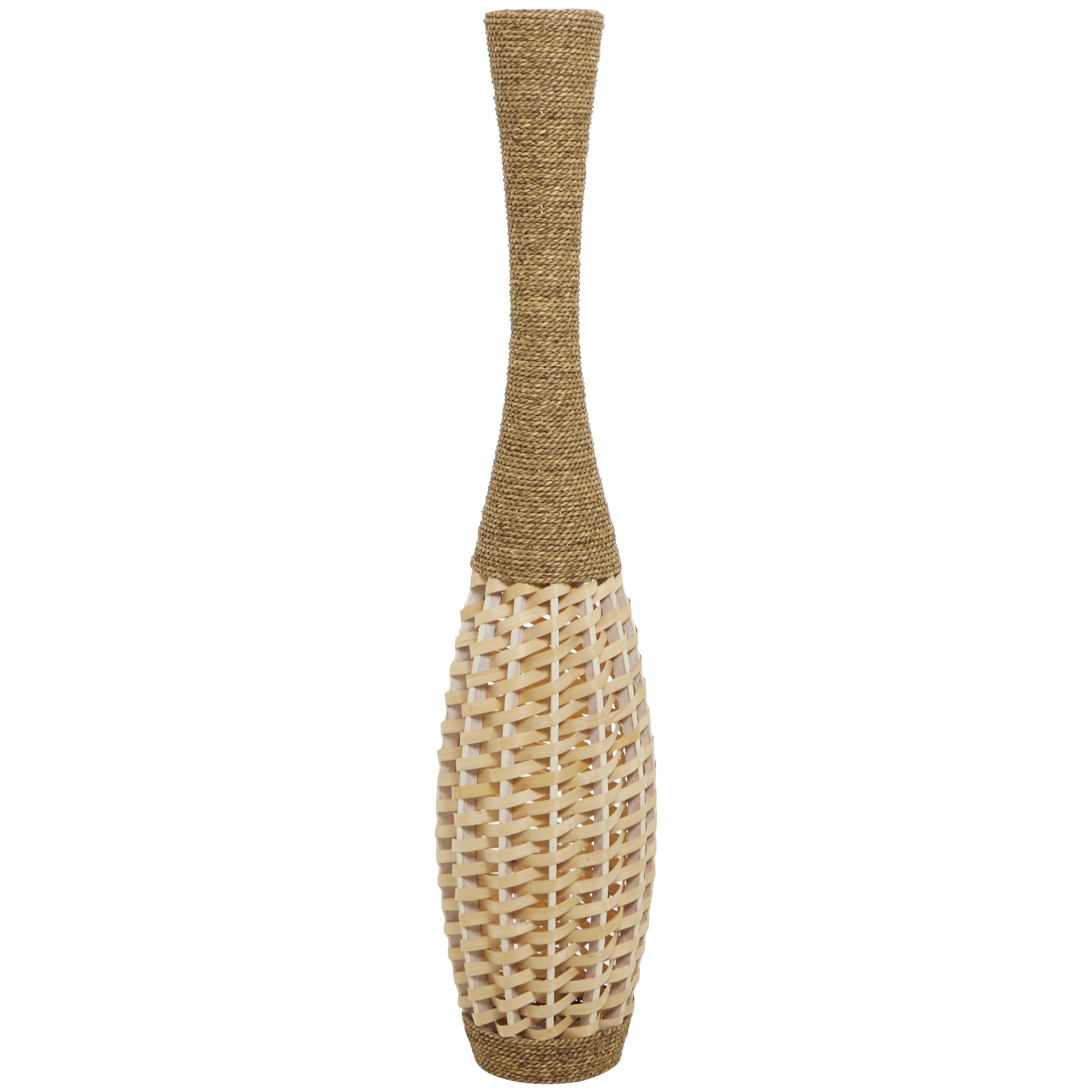 Beachcrest Home™ Raylenet Suzanne Brown Bamboo Table Vase & Reviews | Wayfair