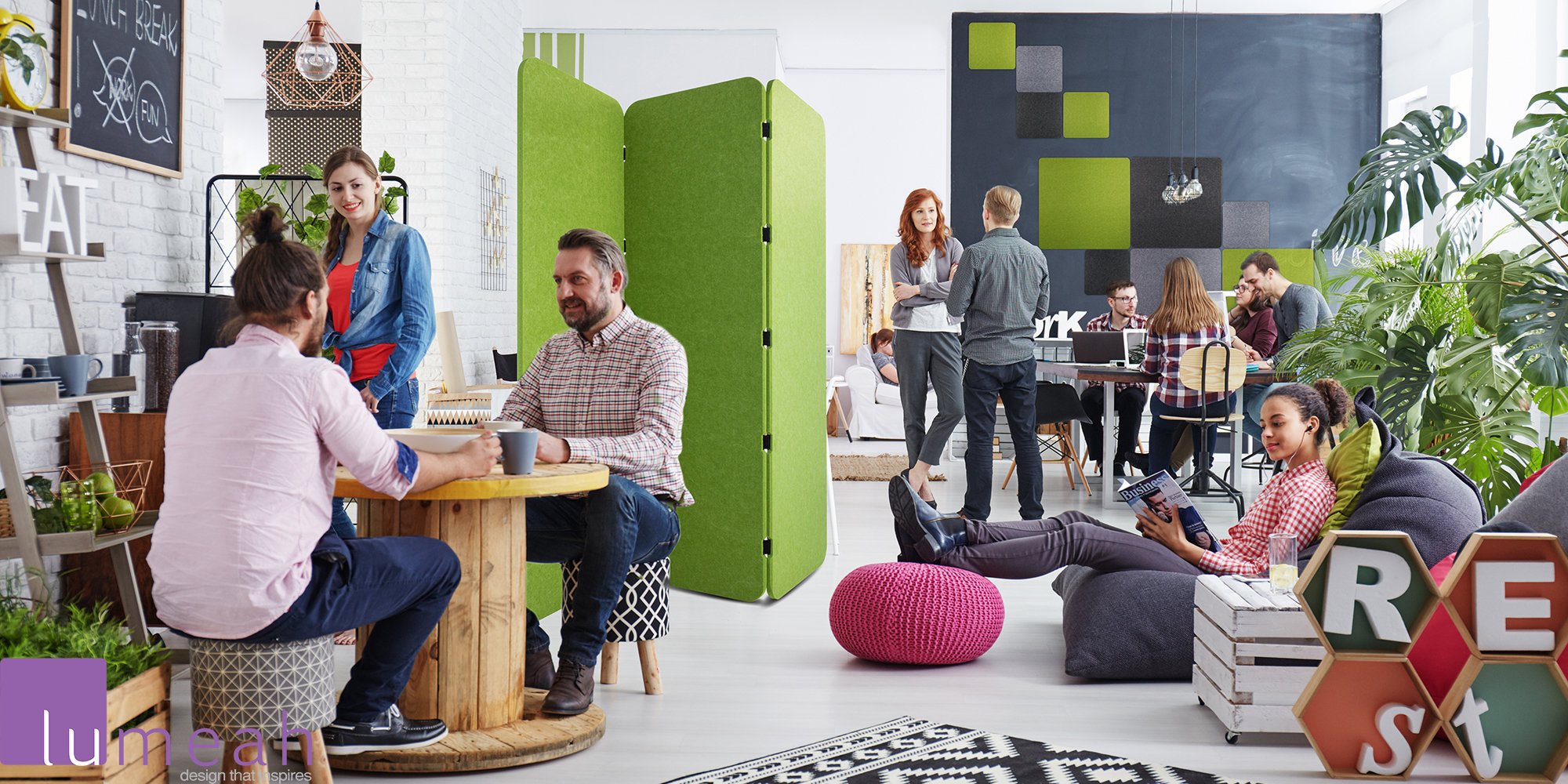 Lumeah Concertina 3 Panel Privacy Room Divider Wayfair Canada