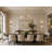 Transitional 7 Light Linear Chain Chandelier