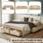  Platform Bed with 6 Storage Drawers - Modern Low-Profile Design & 350 lbs Capacity-265529897-265529898