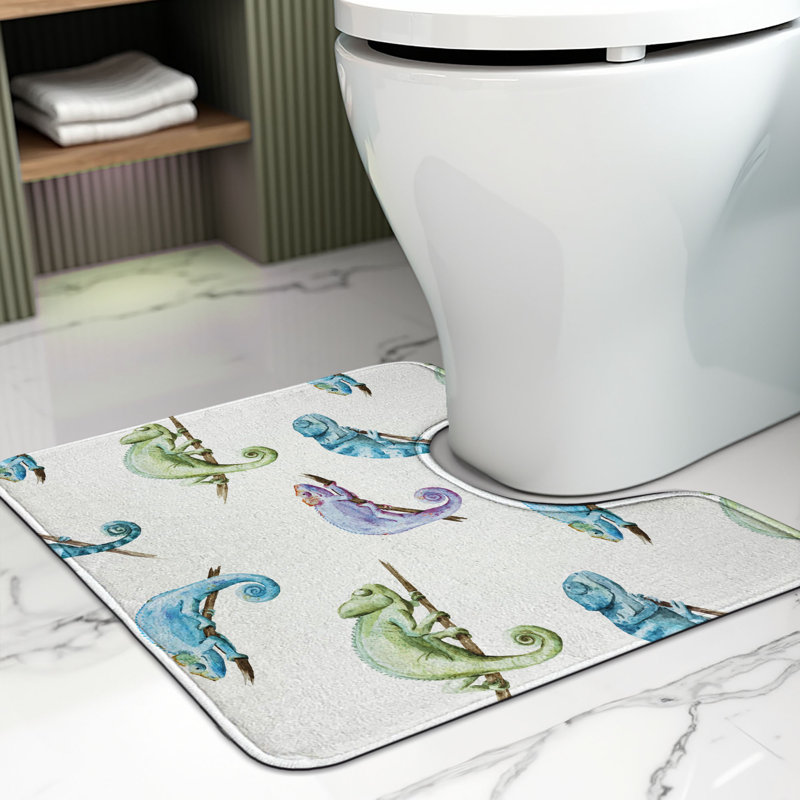 Tapis de salle de bain Chameleon