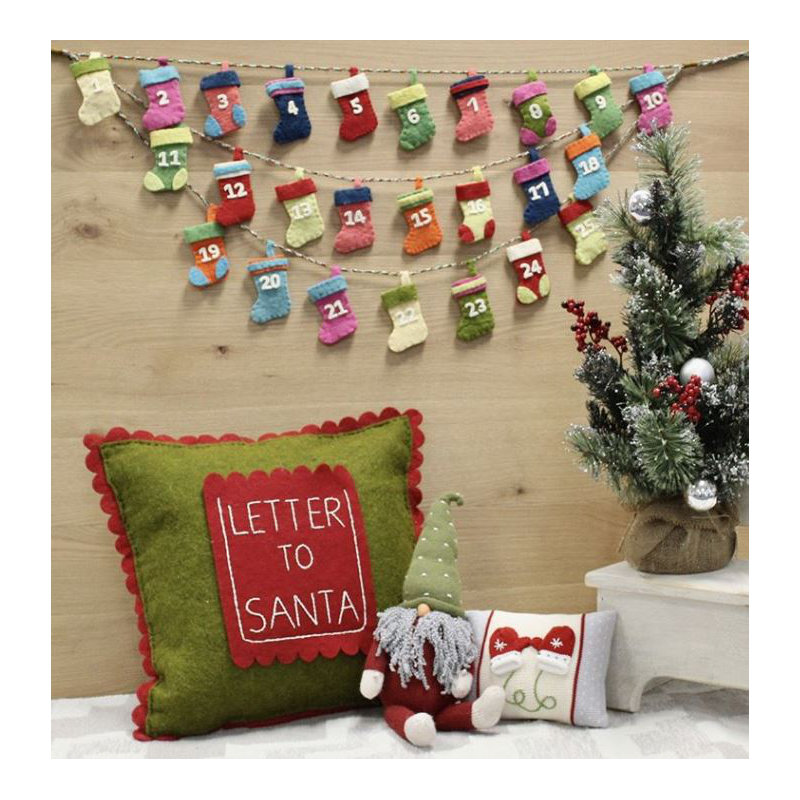 Letter to Santa Wool Pillow Cover