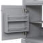[Vidéo] Meuble-lavabo de 36 po avec lavabo, lavabo en céramique, 2 tiroirs rabattables, charnières de porte à fermeture en douceur, gris clair (autre couleur: N759P223021)