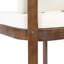 Chaises de salle à manger d'extérieur modernes en bois d'acacia avec coussins Modern Transitional-124871875-124871877