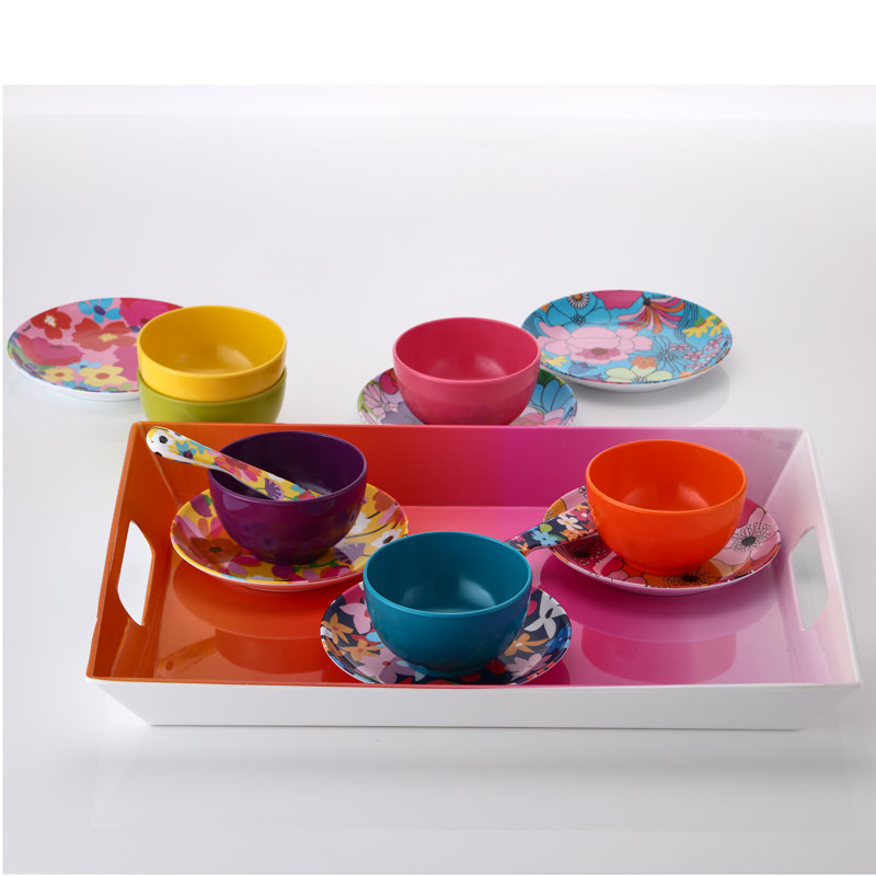 French Bull 6.5" Floral Appetizer Plate