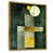 Toile avec cadre flottant or