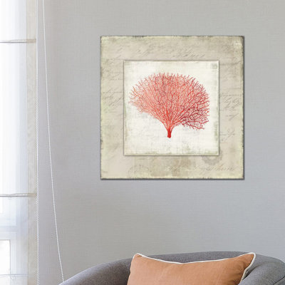 Coral Linen II by Aimee Wilson - Wrapped Canvas Print