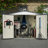 Outdoor Metal Storage Shed Foundation Kit Included-113064556-113064555