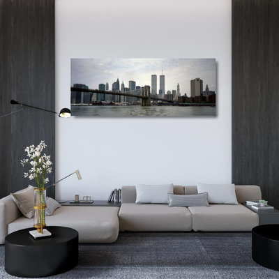 New York City Twin Towers Skyline